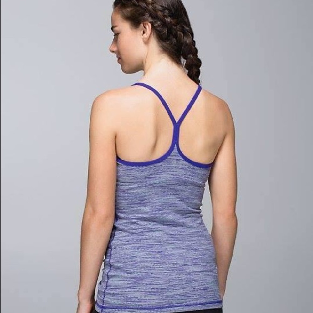 Lululemon Purple Power Y tank size 4